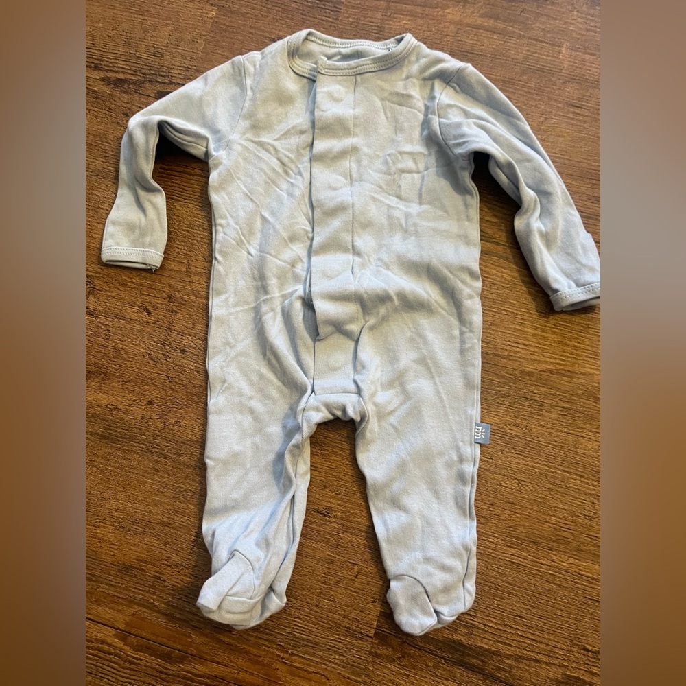 Magnetic Me Light Blue infant Footie